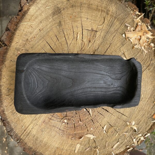 Elm Dish Shou Sugi Ban