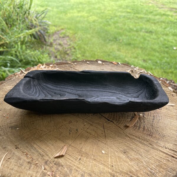 Elm Dish Shou Sugi Ban - Image 2
