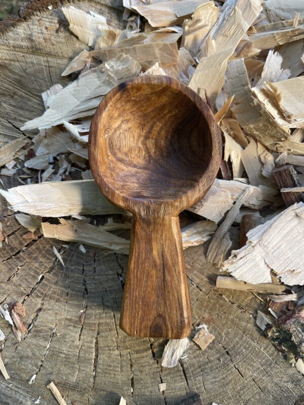 Elm Wood Scoop Hand-carved