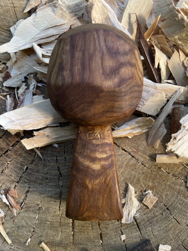 Elm Wood Scoop Hand-carved - Image 2