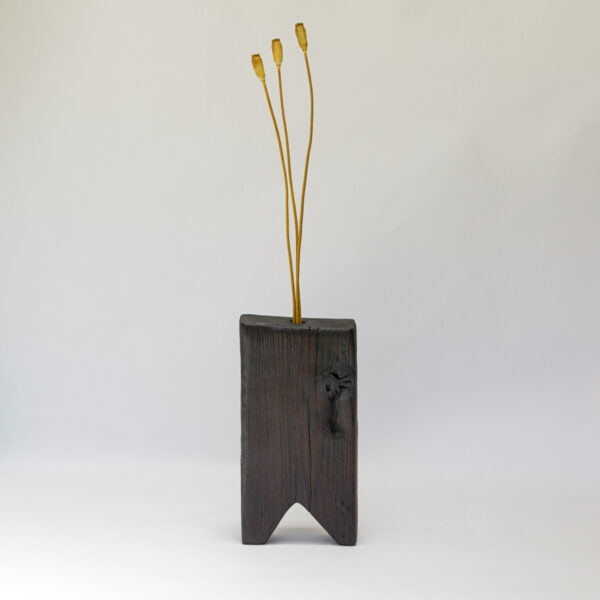 Dry Bud Vase Shou Sugi Ban