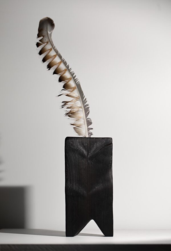 Dry Bud Vase Shou Sugi Ban
