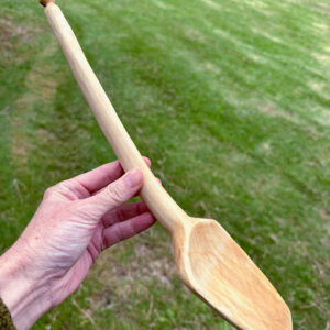 Cooking Spoon Silver Birch Hand-carved