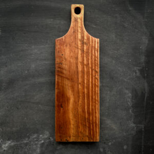 Serving board messmate with hole handmade