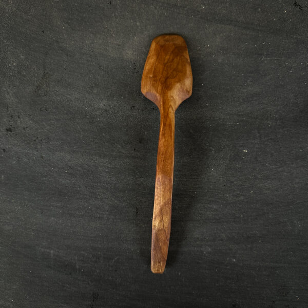 Baked Silver Poplar Eating Spoon hand-carved