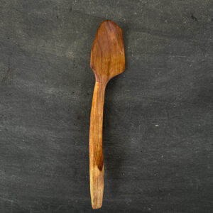 Baked Silver Poplar Eating Spoon hand-carved