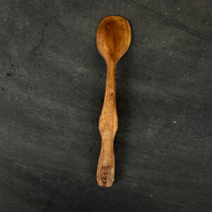 Baked Silver Poplar Eating Spoon hand-carved