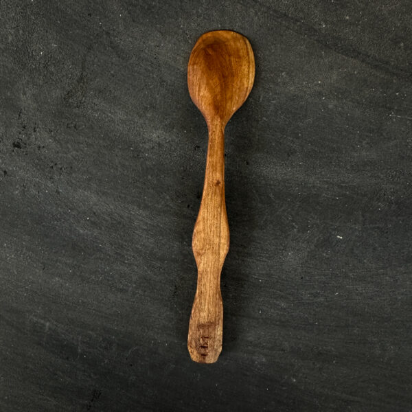 Baked Silver Poplar Eating Spoon hand-carved