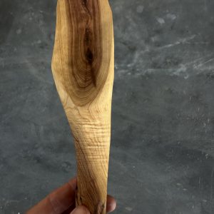 Hand-carved cooking spoon made from bottle brush wood (Callistemon)