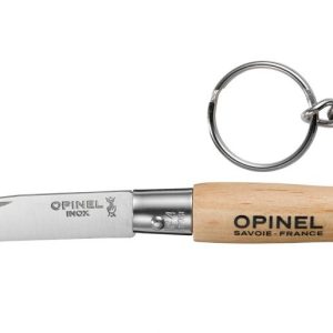 Opinel Keychain N°04 Stainless Steel Folding Knife (natural)