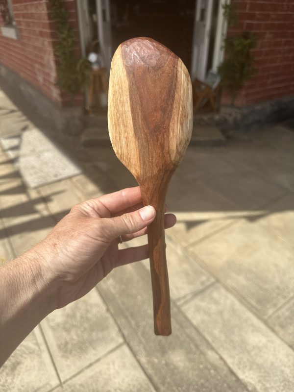 Hickory Wattle Cooking Spoon - Image 2