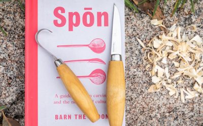 Spoon Carving Starter Set Morakniv 120 & 164 with Spon Book