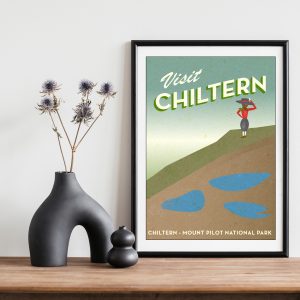 Visit Chiltern Vintage Style Poster