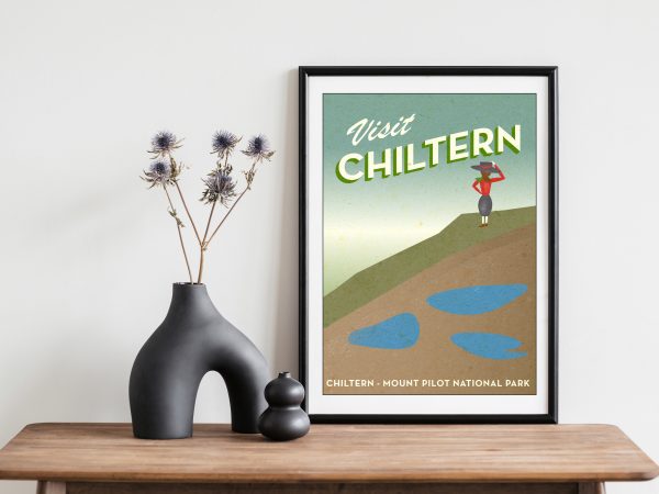 Visit Chiltern Vintage Style Poster