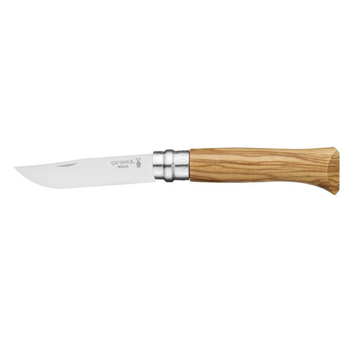 Opinel Classic No. 8 Stainless Steel Olive Folding Knife