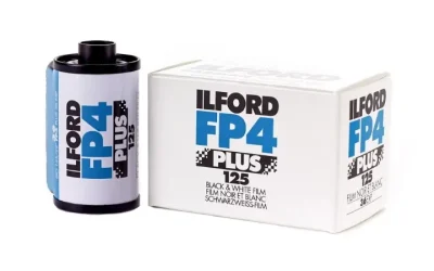Ilford FP4 PLUS 35mm black and white film 36 EXP