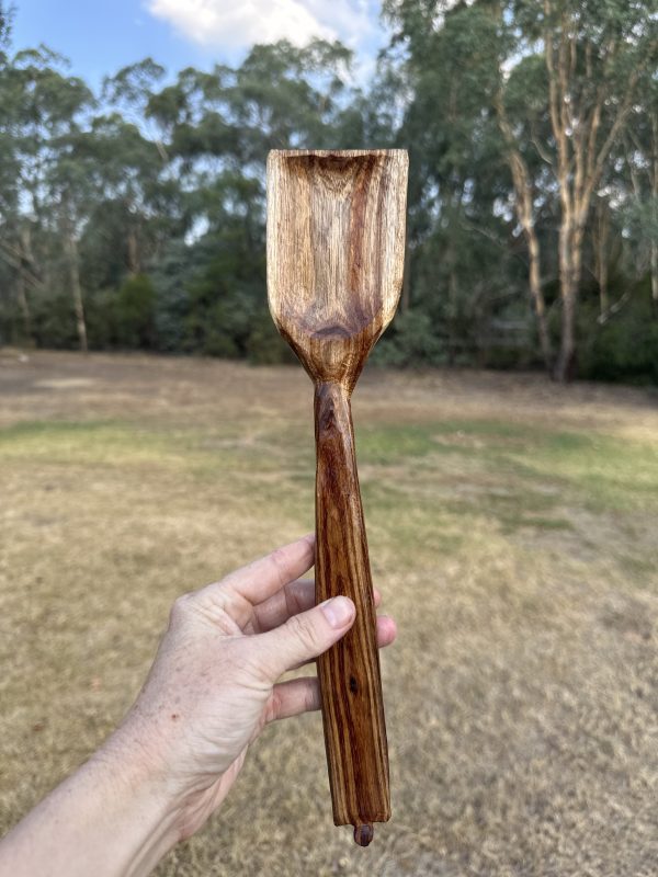 Mountain Hickory Wattle Spoon