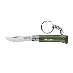 Opinel Keychain N°04 Stainless Steel Folding Knife (Khaki)