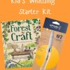 Kid's Whittling Starter Kit: Forest Craft Book + My First Opinel