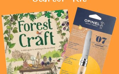 Kid’s Whittling Starter Kit: Forest Craft Book + My First Opinel