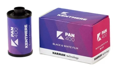 Kentmere 400 ISO 35mm 24 Exposure Black & White Film